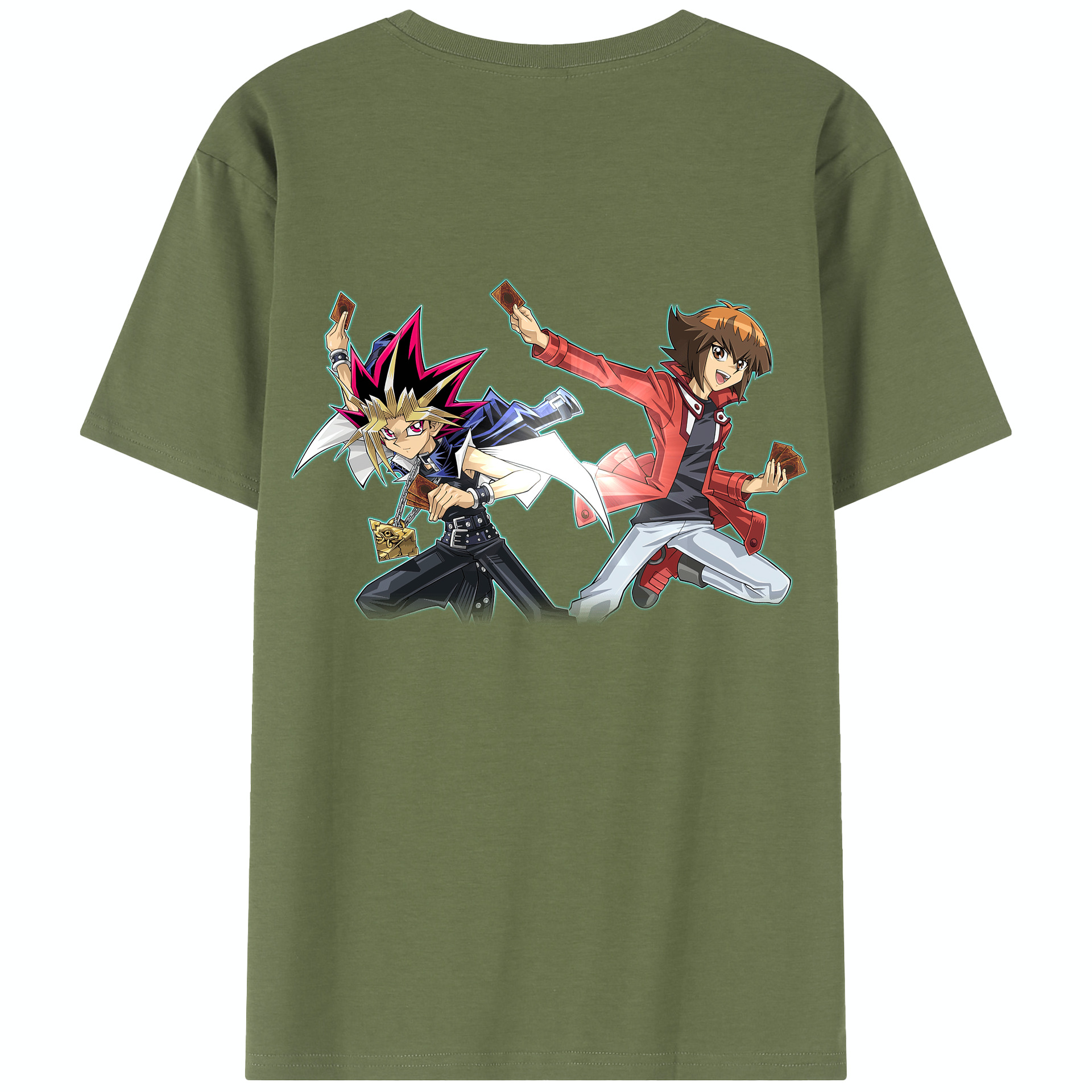 （画像用） 遊☆戯☆王 Yu-Gi-Oh! 綿100％半袖Tシャツ（背面プリント）